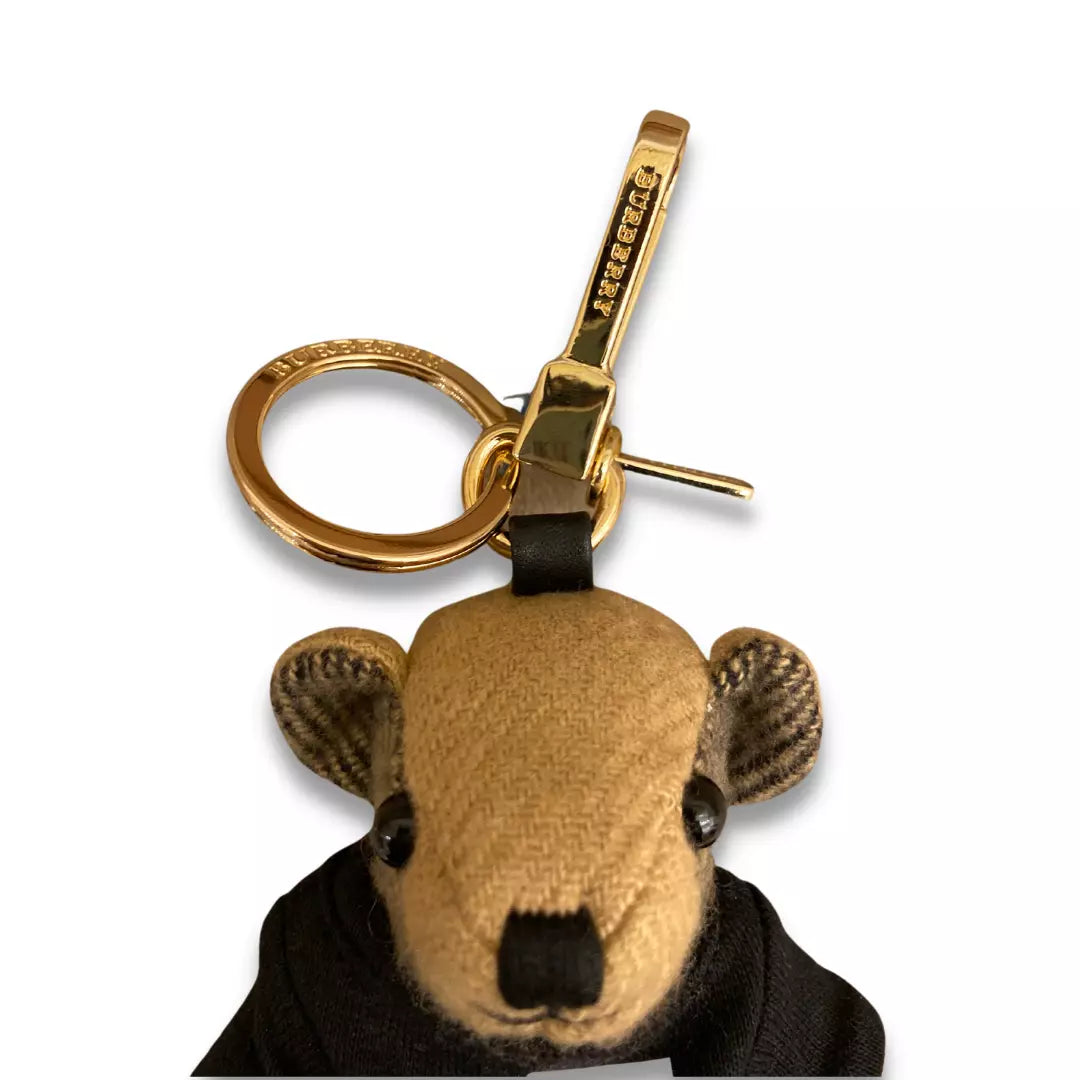 BURBERRY THOMAS BEAR BLACK T-SHIRT CHARM