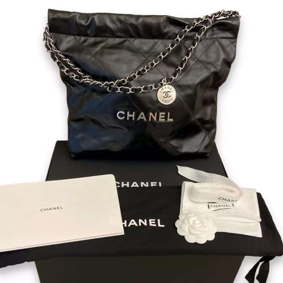 CHANEL BLACK 22 BAG