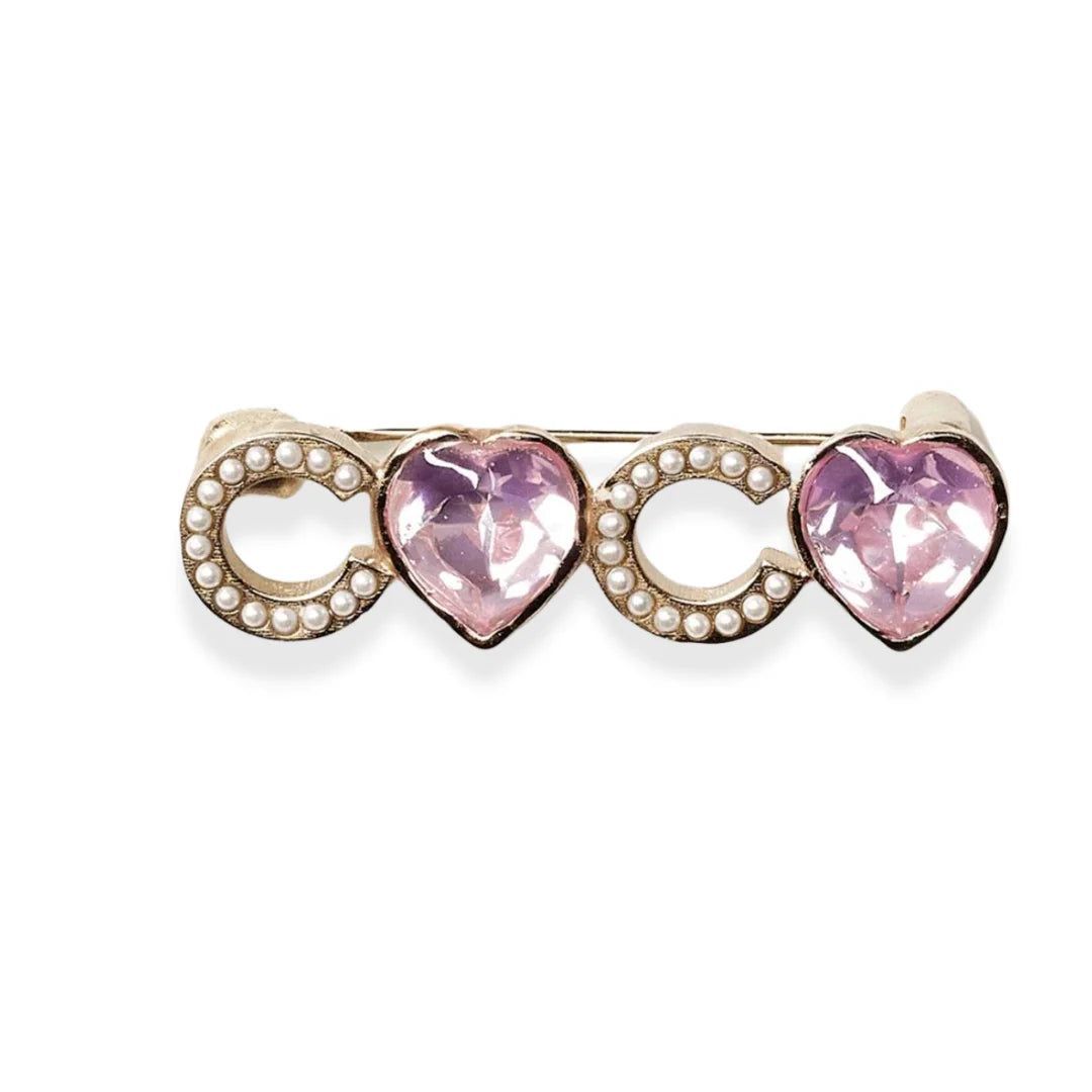 CHANEL COCOピンク ブローチ CHANEL COCOピンク ブローチ