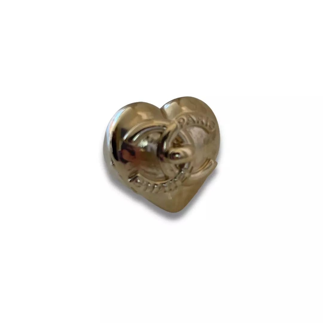 CHANEL MAXI HEART METAL RING