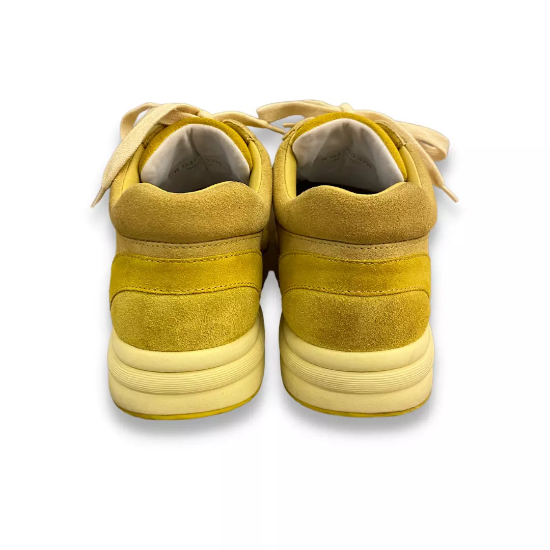 CHANEL YELLOW NEON CC SNEAKERS