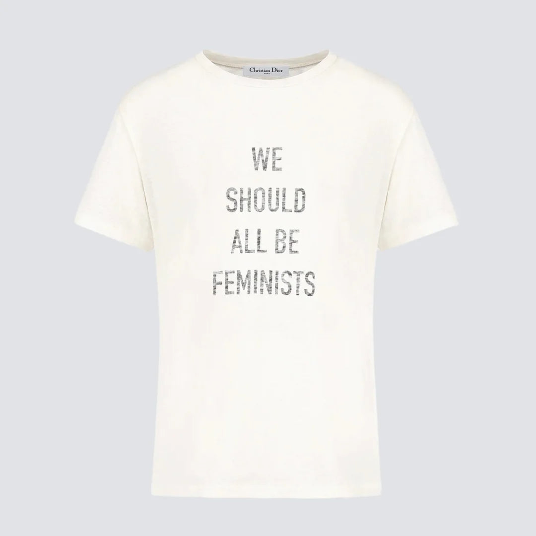DIOR WHITE ''WE SHOULD ALL BE FEMINIST'' T-SHIRT
