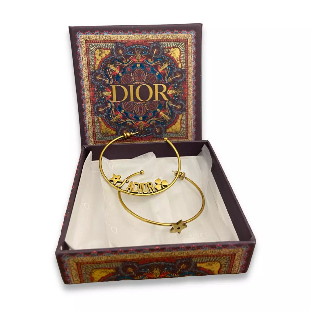 DIOR J'ADIOR LARGE HOOP EARRINGS