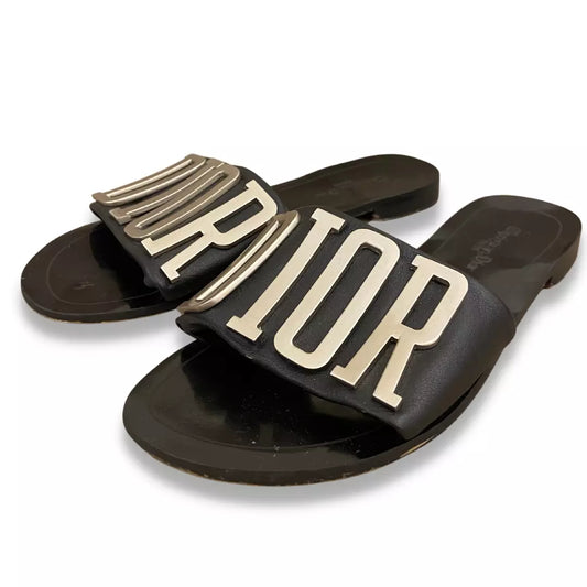 SANDALIAS DIOR DIO(R)EVOLUTION DE PIEL NEGRA