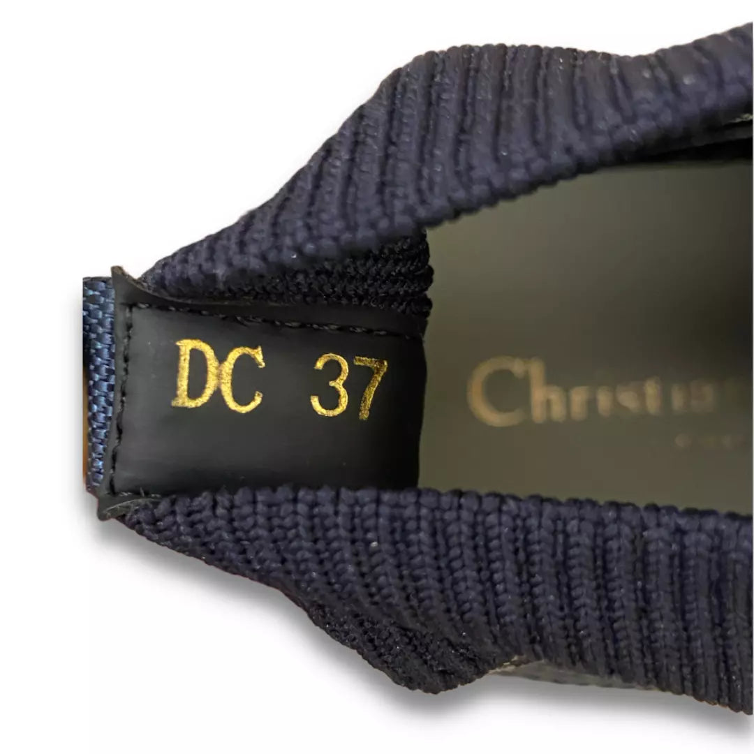 DIOR BLUE TECHNICAL MESH WALK'N'DIOR SNEAKERS SHOES