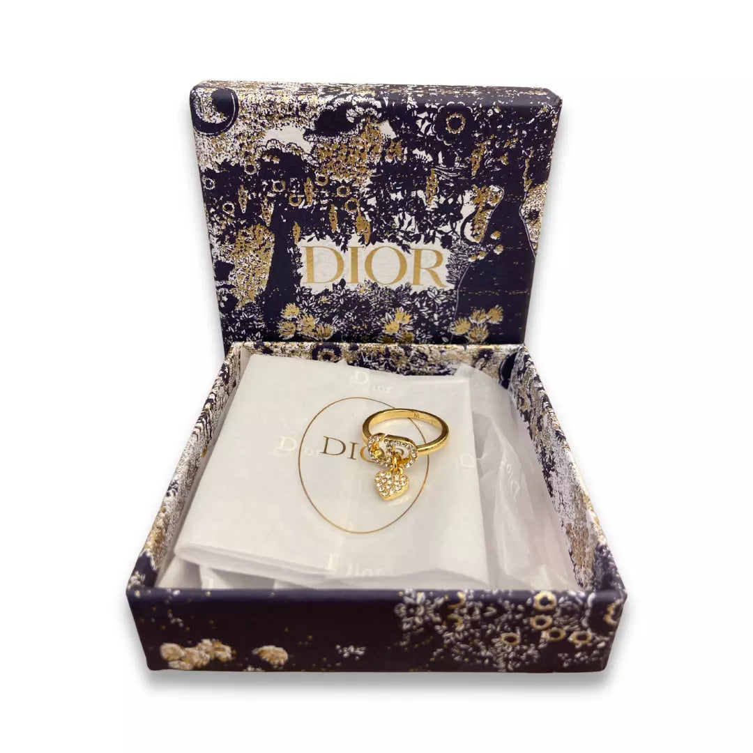 DIOR CH HEART RING