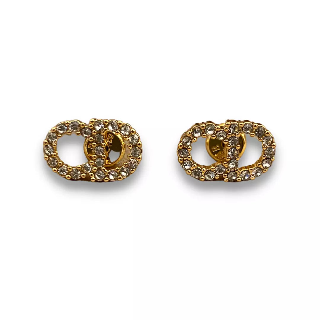 DIOR CRYSTAL CLAIR D LUNE EARRINGS