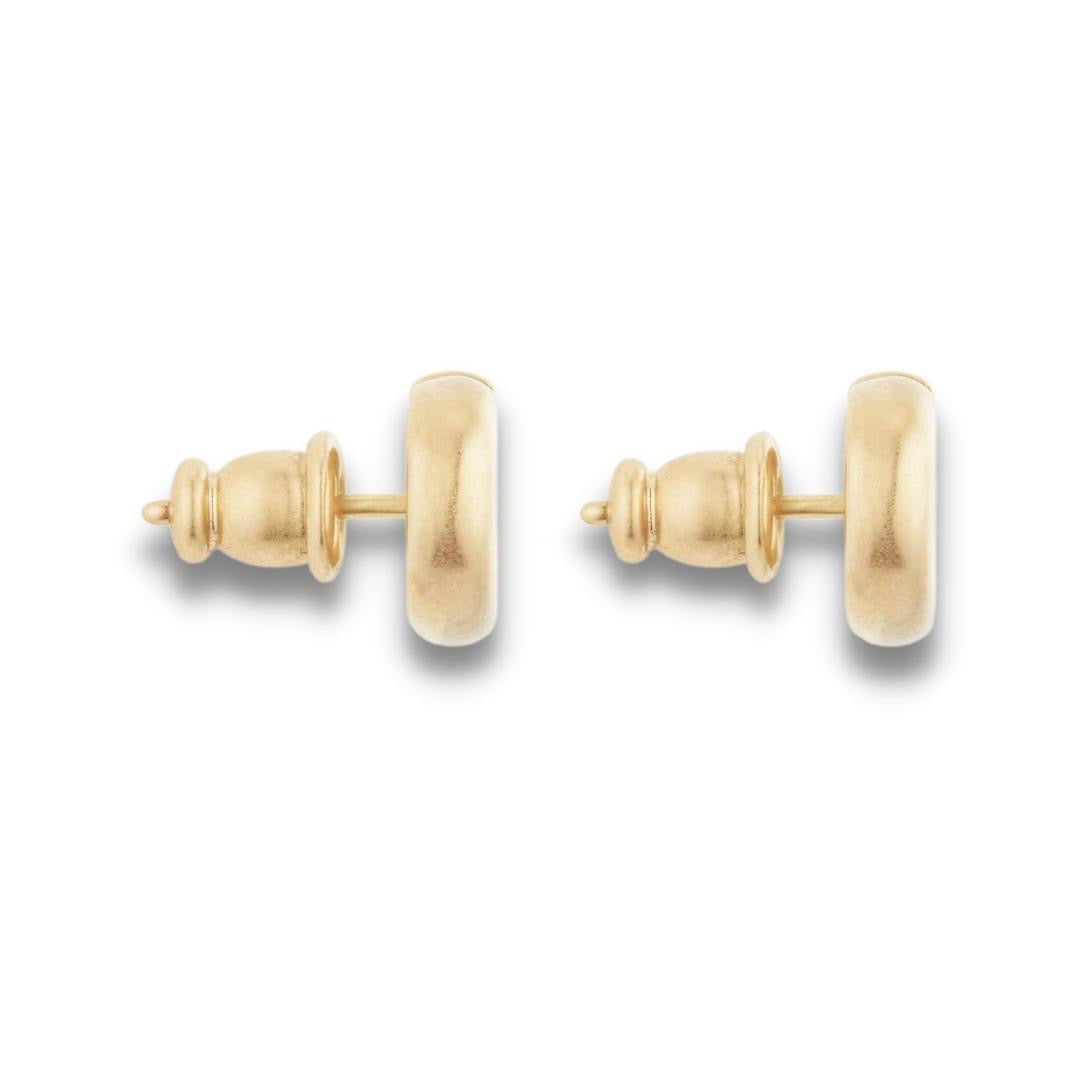 Dior Gold Finish Metal Dio(r)evlution Golden Earrings