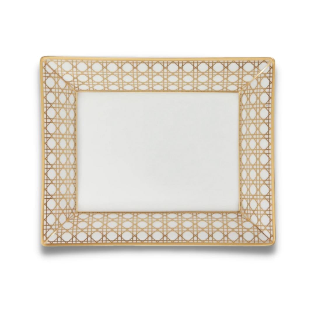 DIOR GOLD-TONE CANNAGE TRINKET TRAY