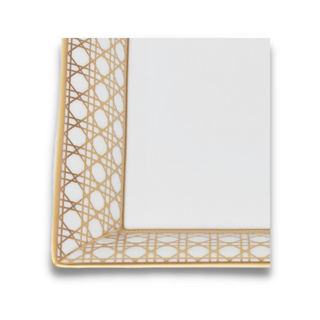 DIOR GOLD-TONE CANNAGE TRINKET TRAY