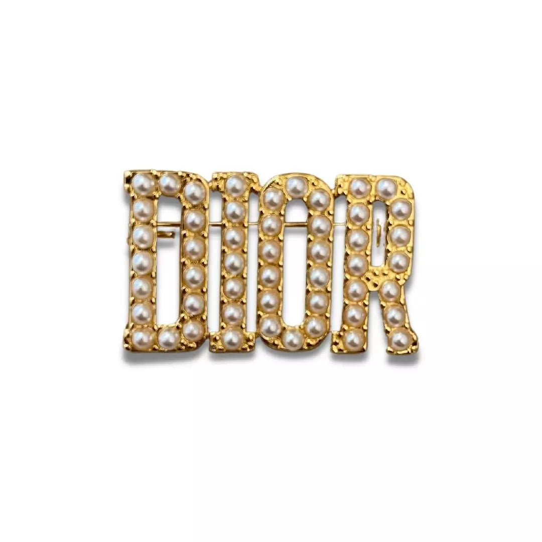 DIOR PEARLS REVOLUTION BROOCH