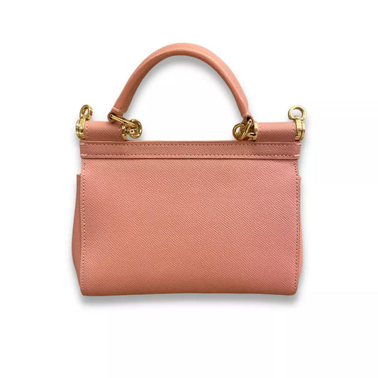 DOLCE & GABBANA PINK SMALL SICILY BAG