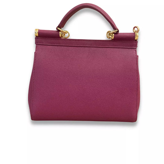 DOLCE & GABBANA PURPLE MEDIUM SICILY BAG