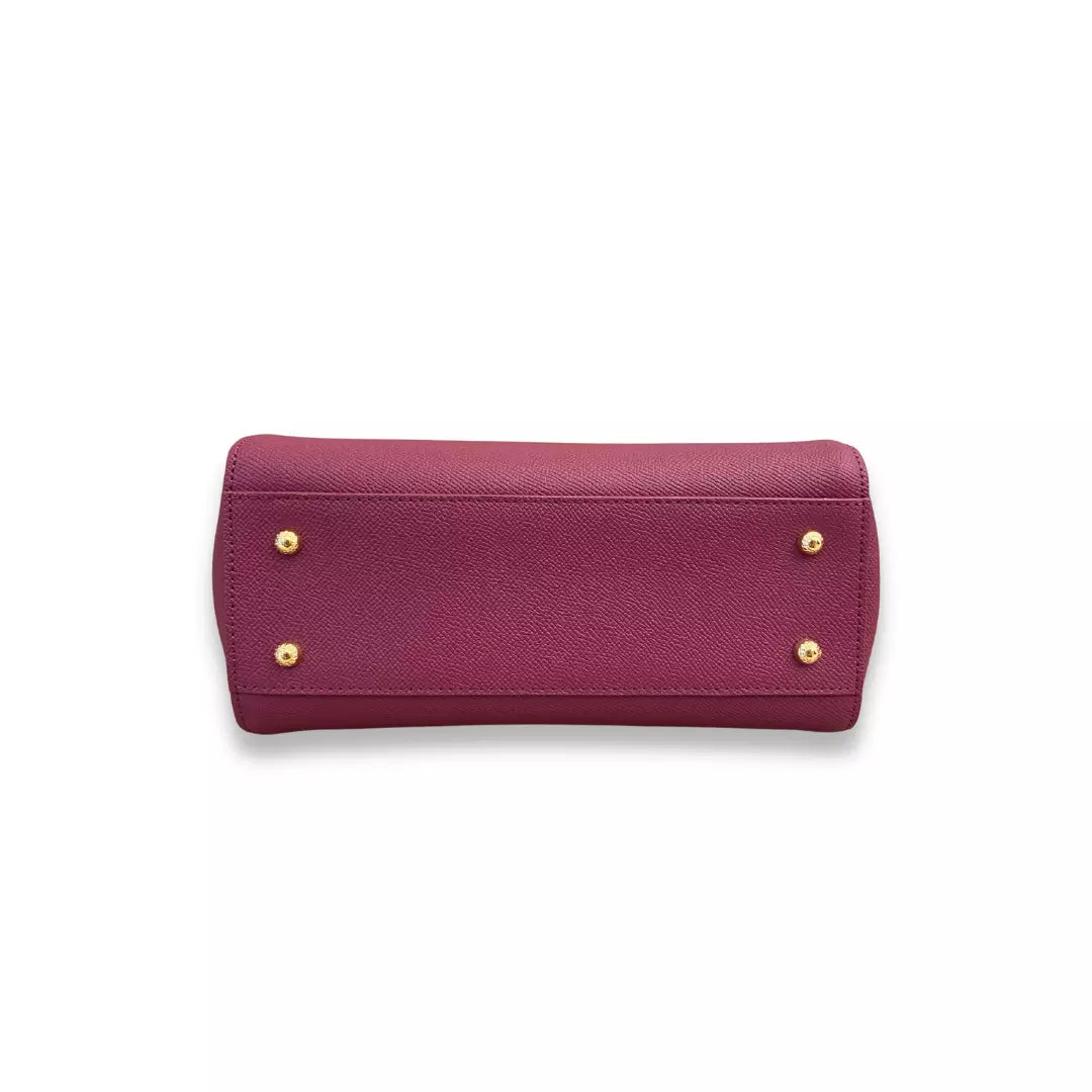 DOLCE & GABBANA PURPLE MEDIUM SICILY BAG