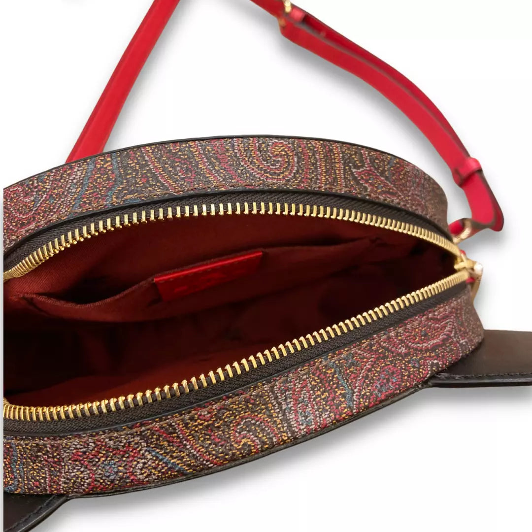 BOLSO ETRO CON OSITO DE PELUCHE PAISLEY MARRÓN