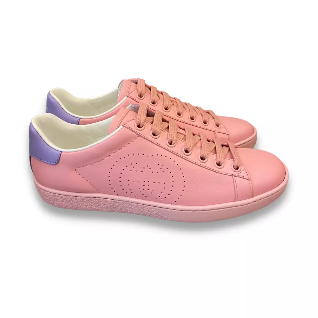 GUCCI PINK ACE SNEAKERS