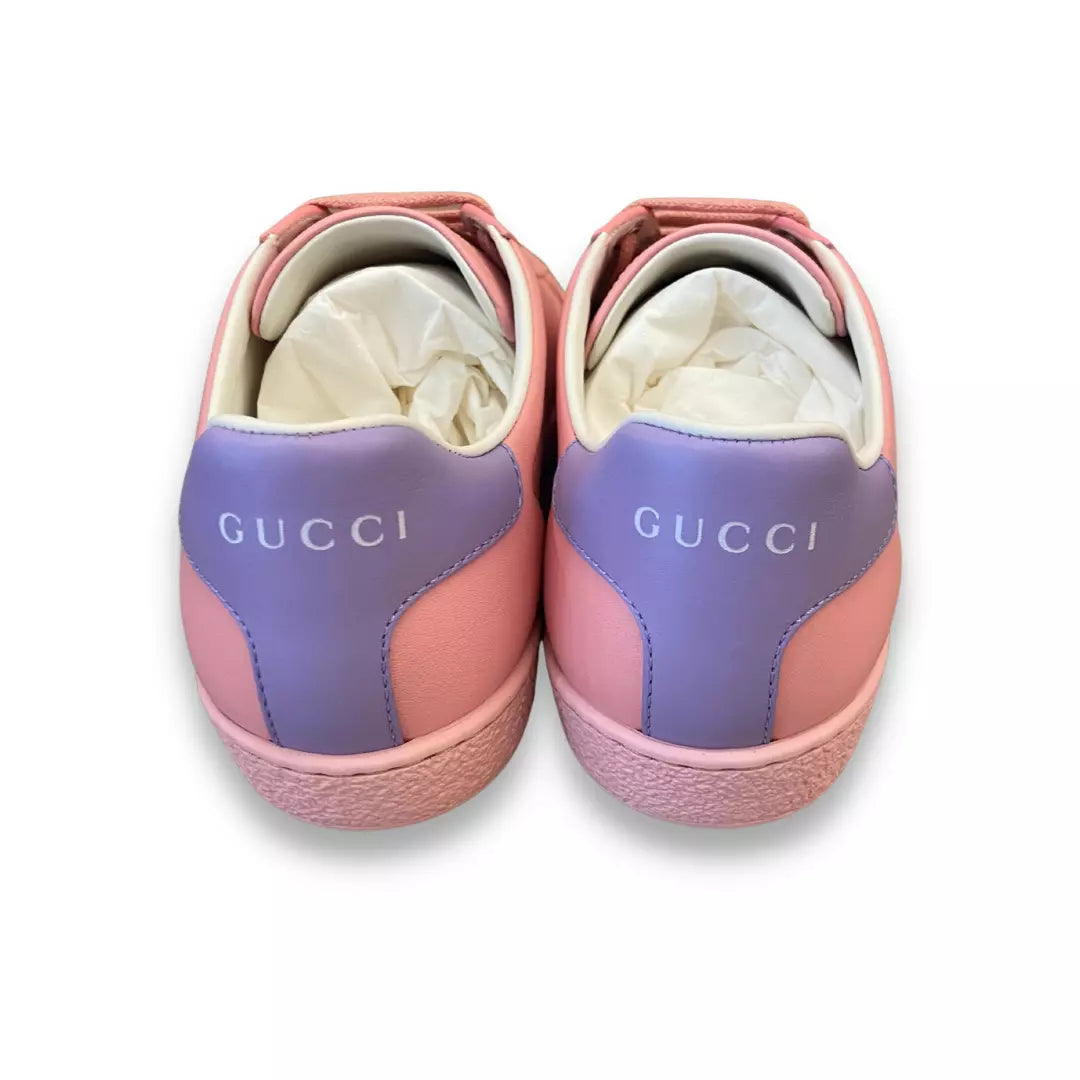 GUCCI PINK ACE SNEAKERS