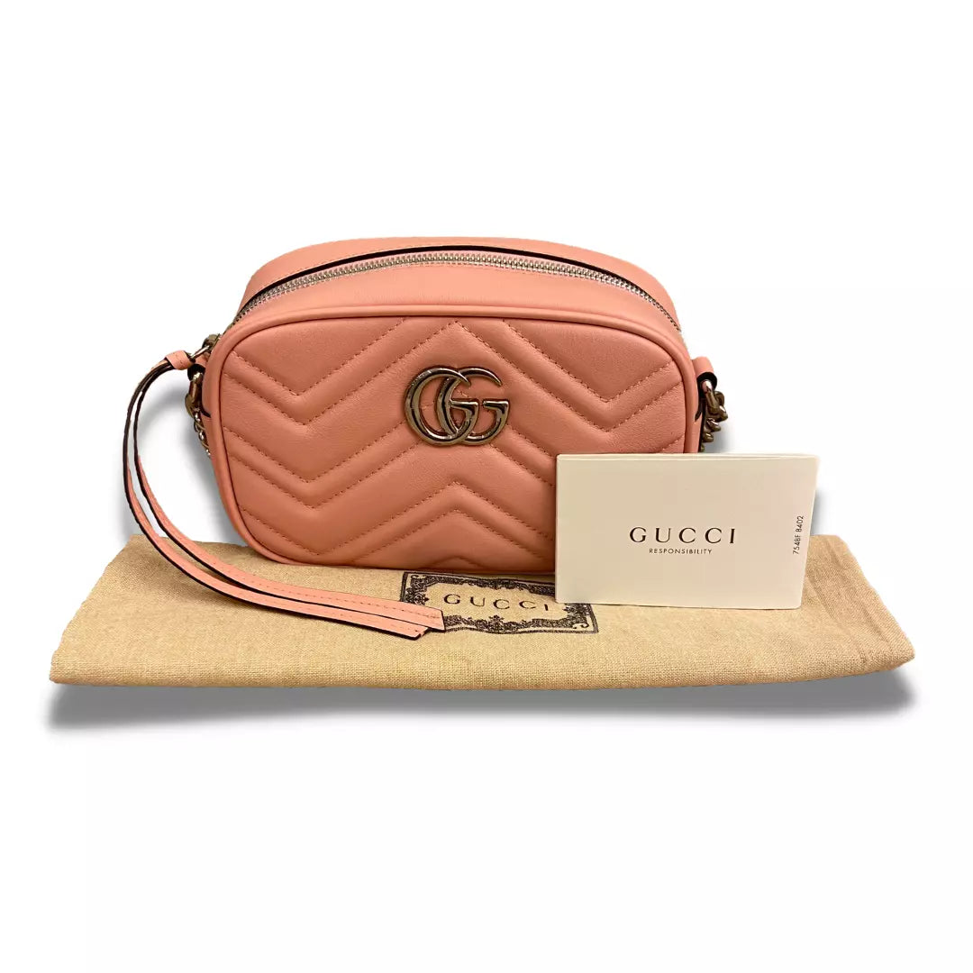 GUCCI PINK MARMONT BAG