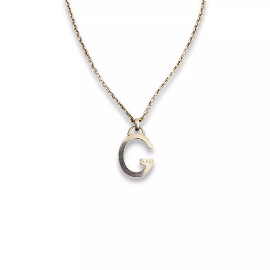 GUCCI STERLING SILVER 925 G NECKLACE