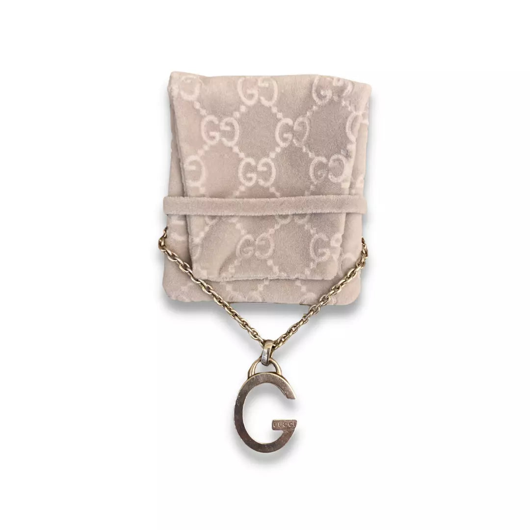 GUCCI STERLING SILVER 925 G NECKLACE