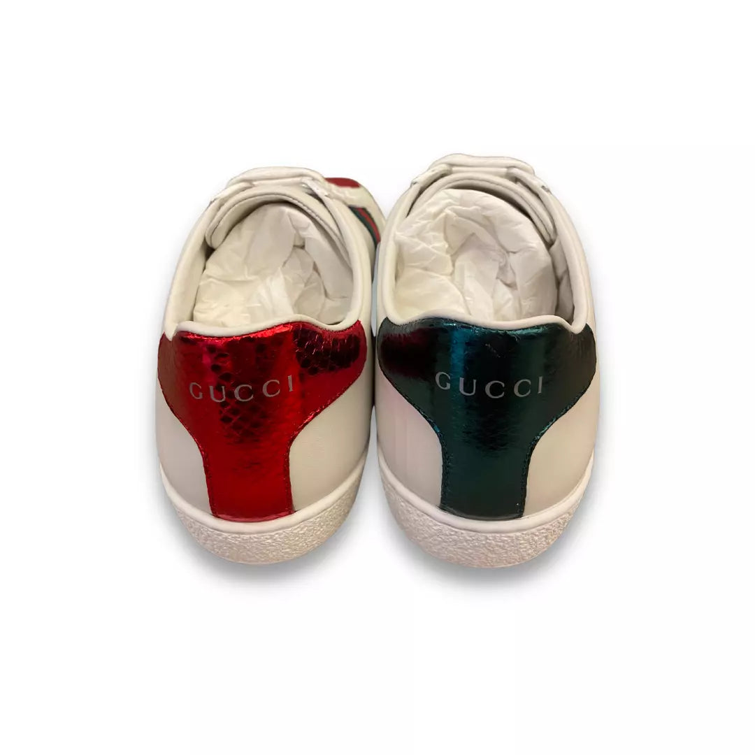 GUCCI WHITE / HEARTS  ACE SNEAKERS