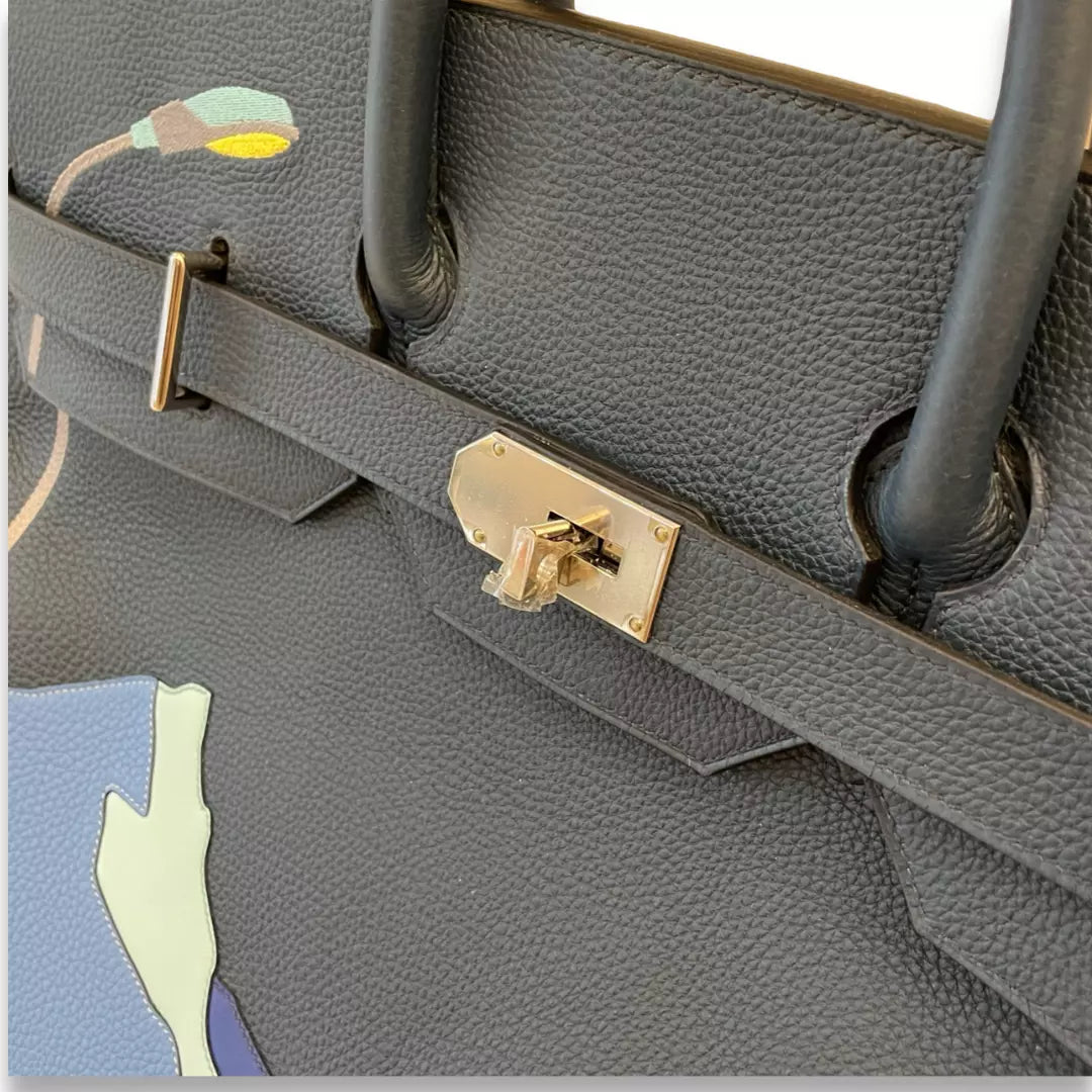 Hermès Birkin 50 Endless Road HAC Bleu de Prusse Bag