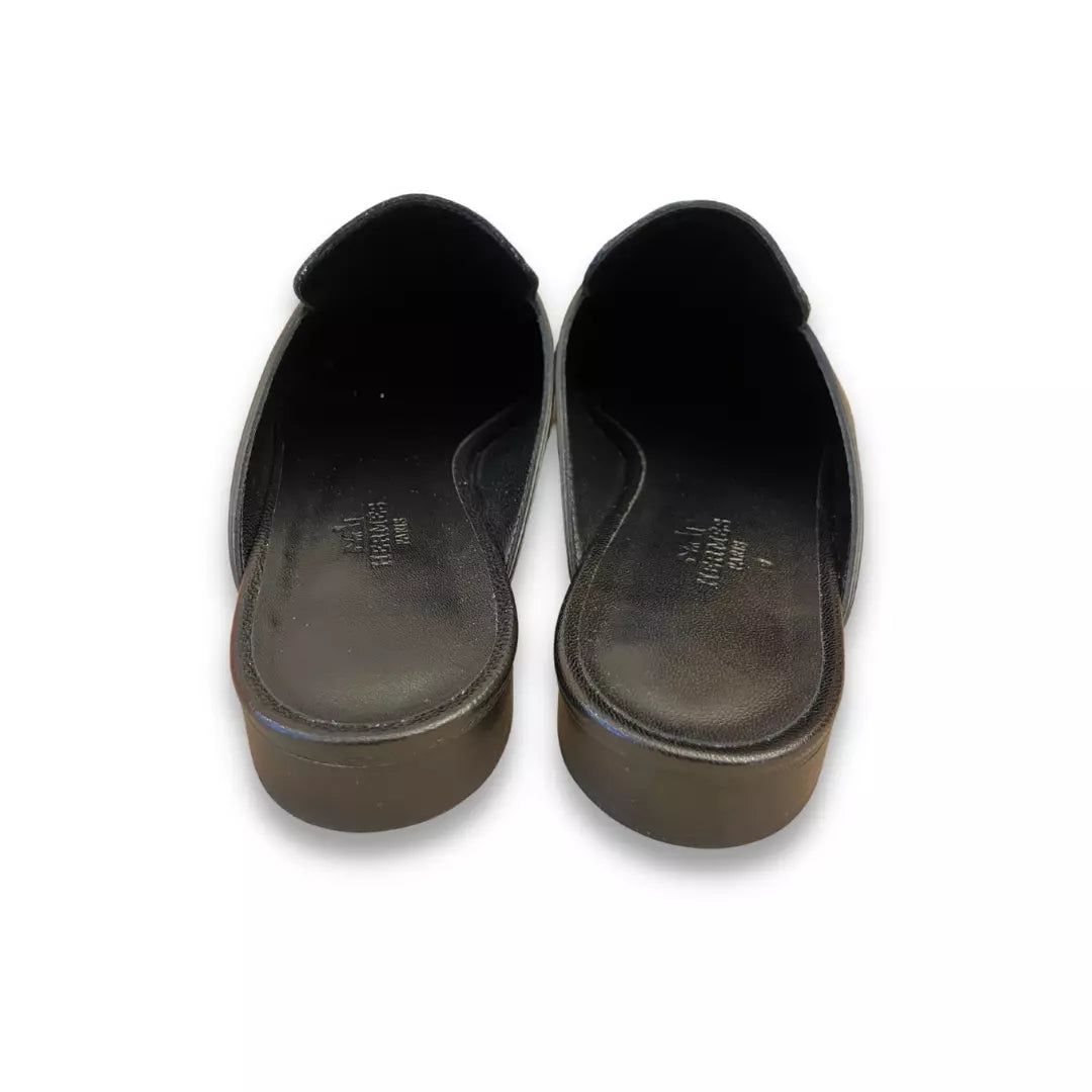 MOCASINES HERMÈS CATENA NEGROS