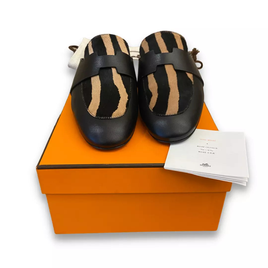 MOCASINES HERMÈS CATENA NEGROS