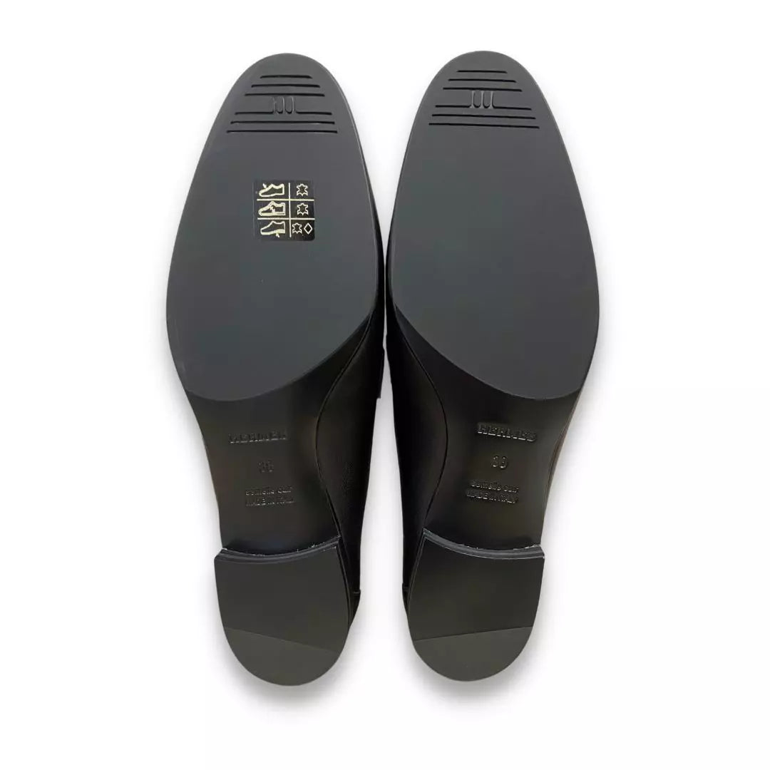 HERMÈS BLACK ROYAL LOAFERS