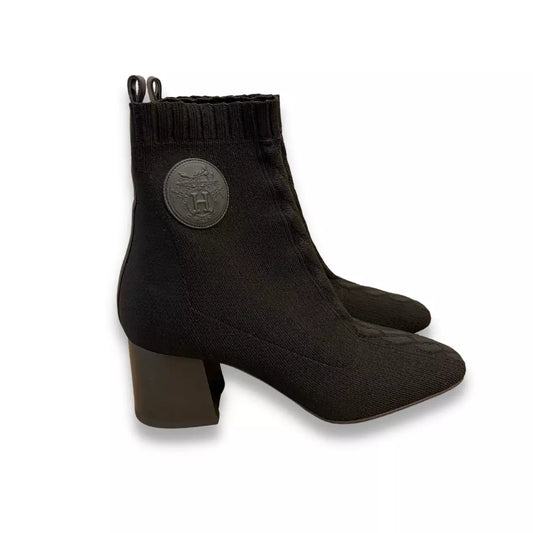 HERMÈS BLACK VOLVER 60 BOOTS