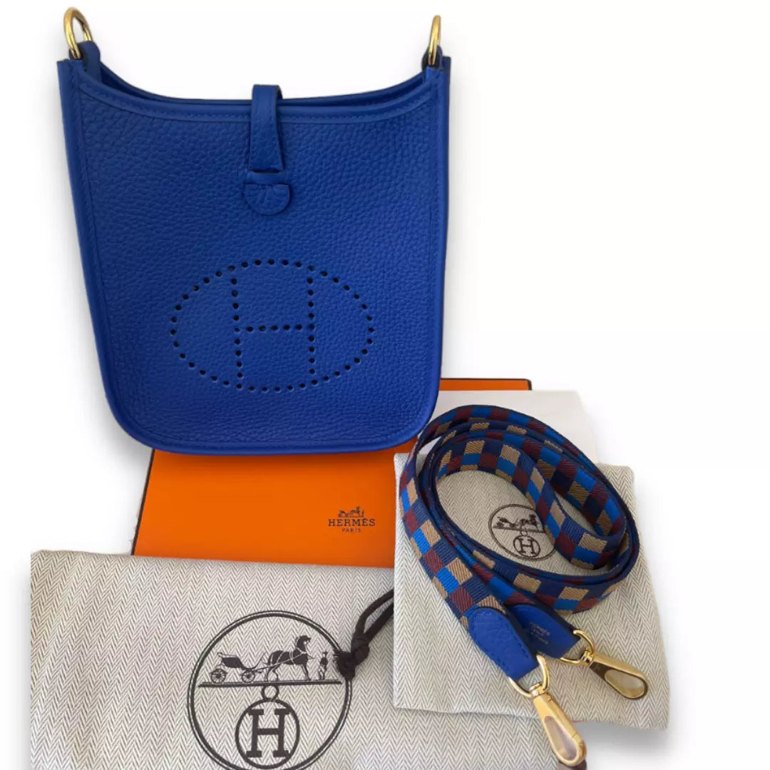 BOLSO HERMÈS EVELYNE 16 AZUL ROYAL