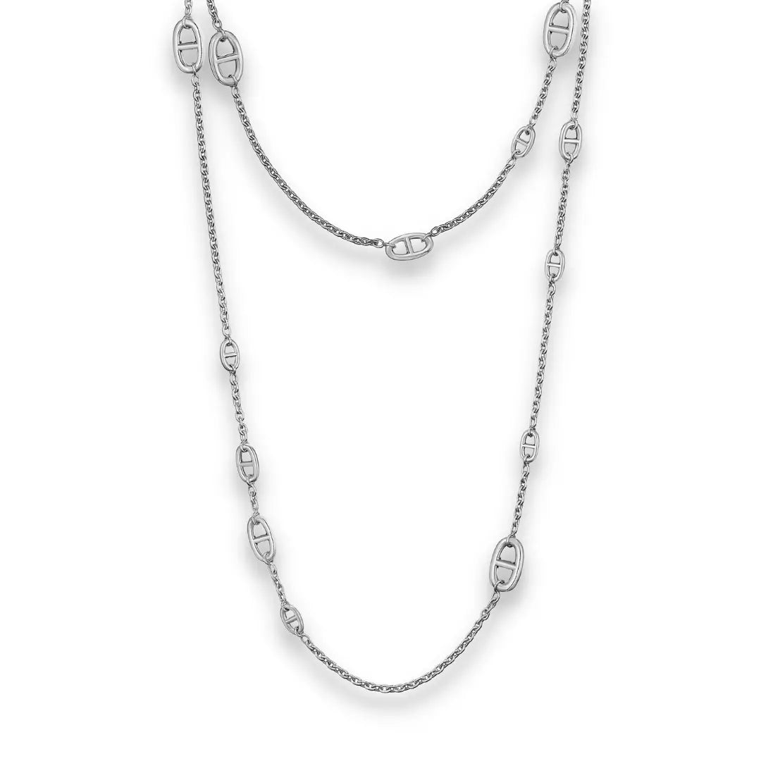 HERMÈS FARANDOLE 160 SILVER 925 NECKLACE