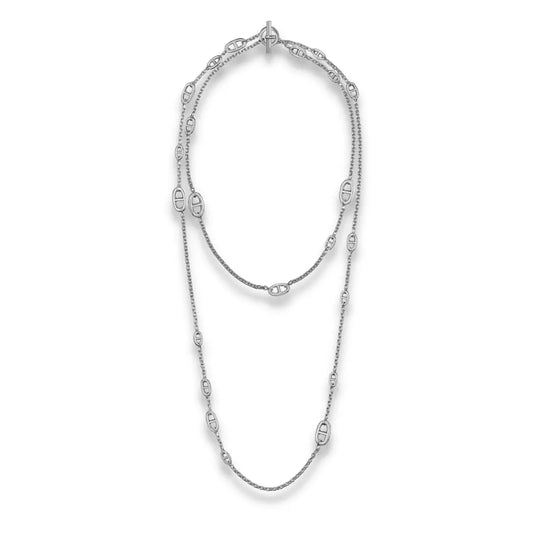 COLLAR HERMÈS FARANDOLE PLATA 160 925