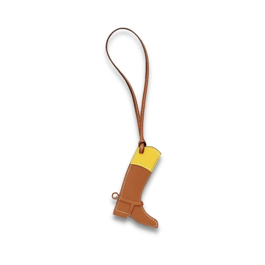 CHARM PARA BOLSO HERMÈS JAUNE DE NAPLES SWIFT PADDOCK BOTTE