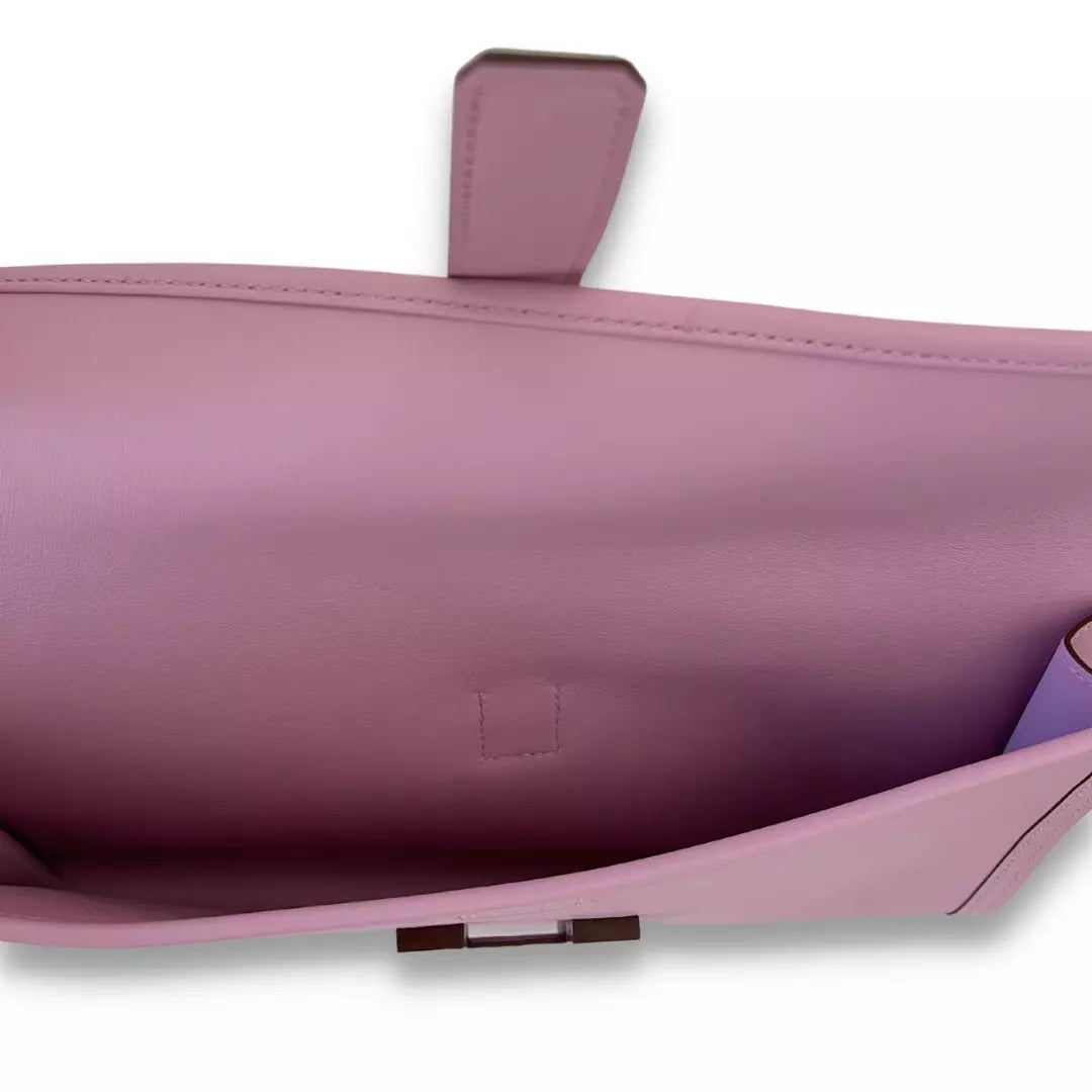 HERMÈS JIGE ELAN 29 MAUVE SYLVESTRE SWIFT POCHETTE