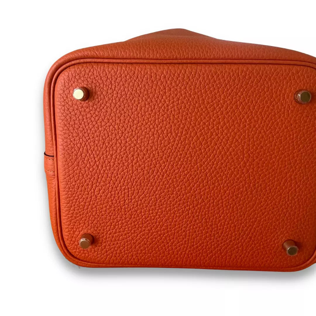 BOLSO HERMÈS PICOTINE 22 NARANJA FEU