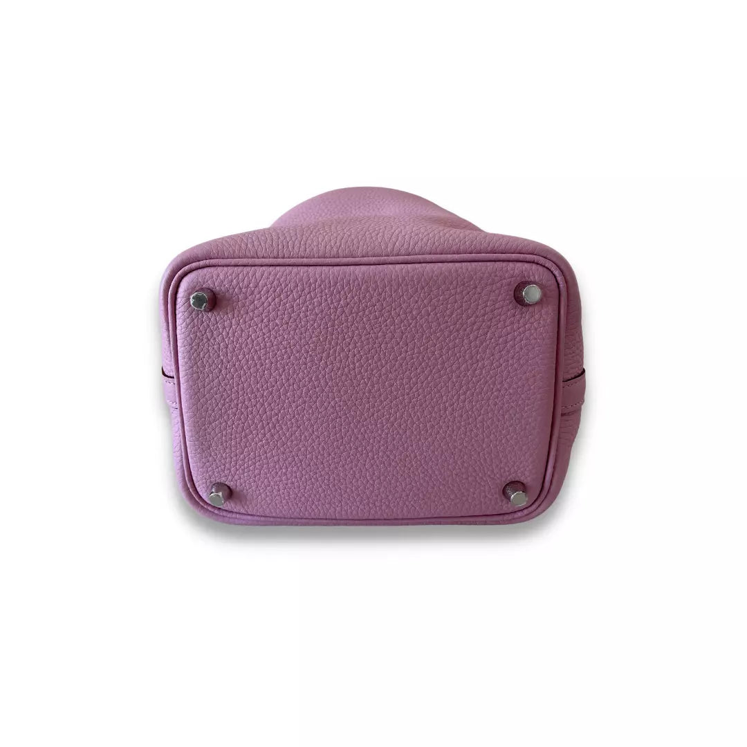 Hermès Picotine 18 Mauve Sylvestre Clemence Bag