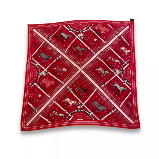 HERMÈS COUVERTURES ET TENUES DE JOUR CARRÉ DE SEDA REVERSIBLE