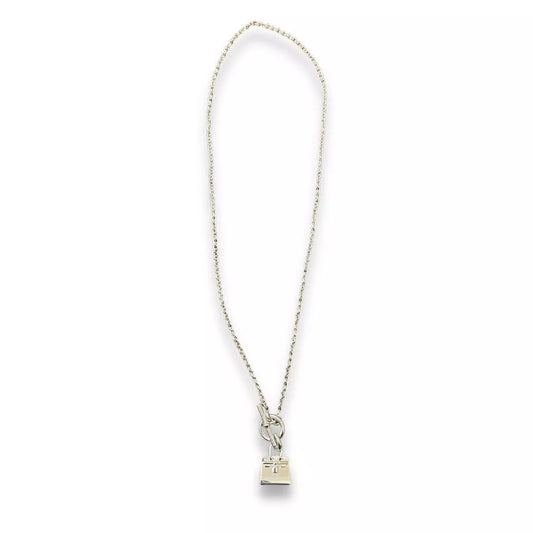 HERMÈS SILVER 925 AMULETTES KELLY PENDANT NECKLACE