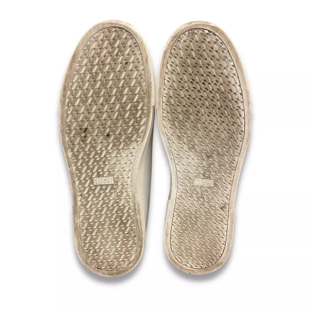HERMÈS WHITE PEGASE SNEAKERS