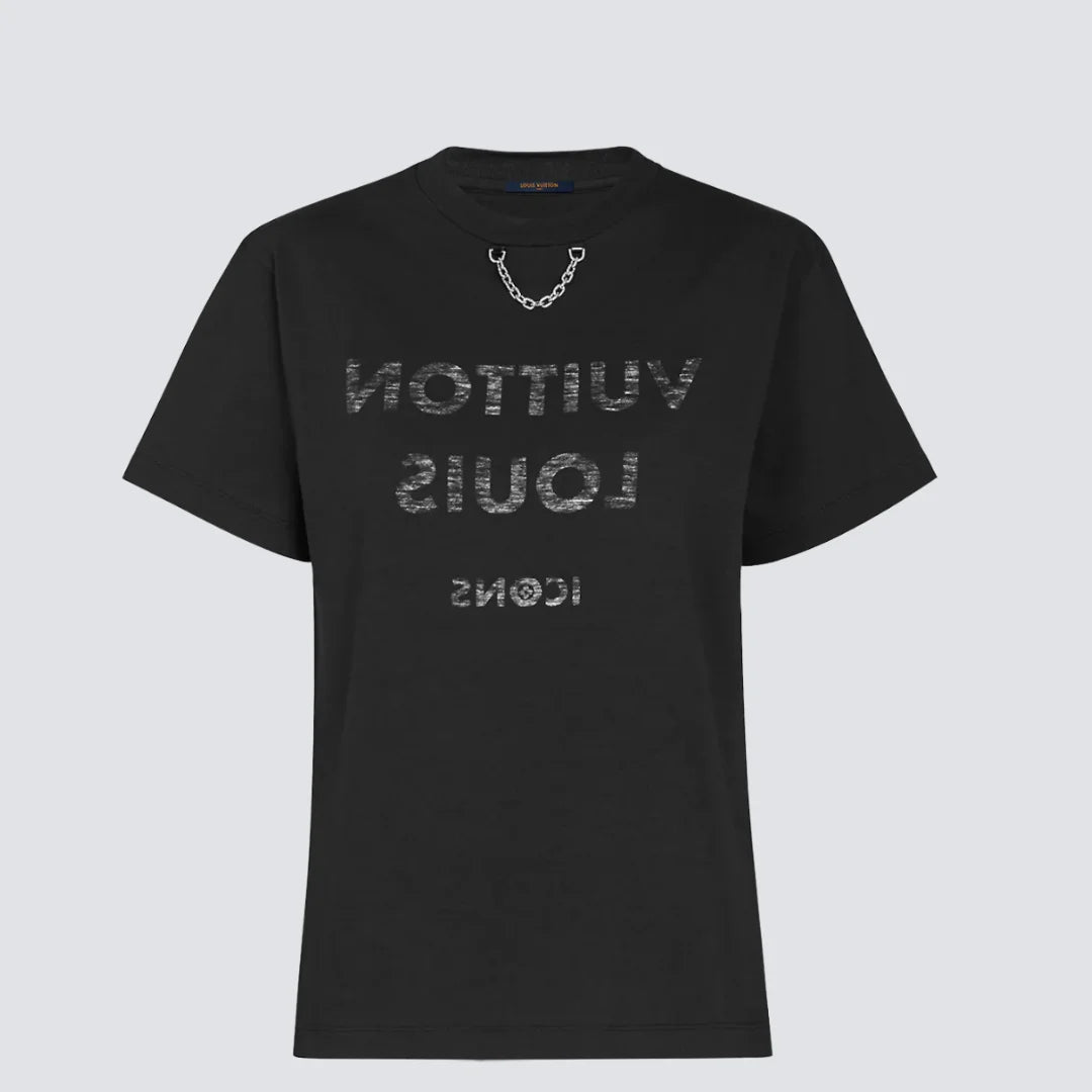 LV Louis Vuitton Black Icon T-shirt