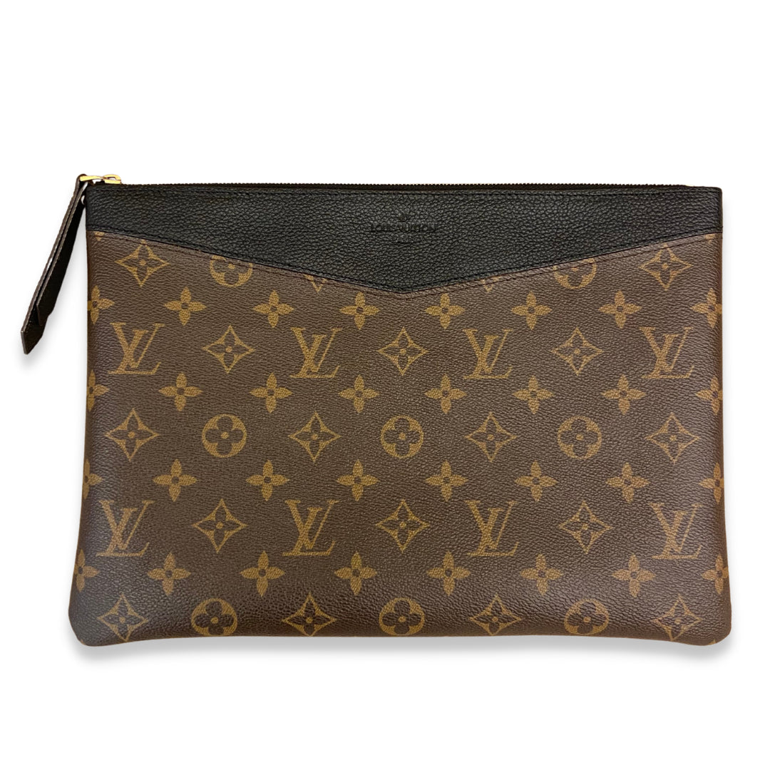 LOUIS VUITTON LV MONOGRAM LEATHER DAILY POUCH BAG