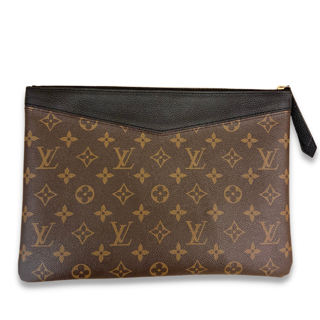 LOUIS VUITTON LV MONOGRAM LEATHER DAILY POUCH BAG