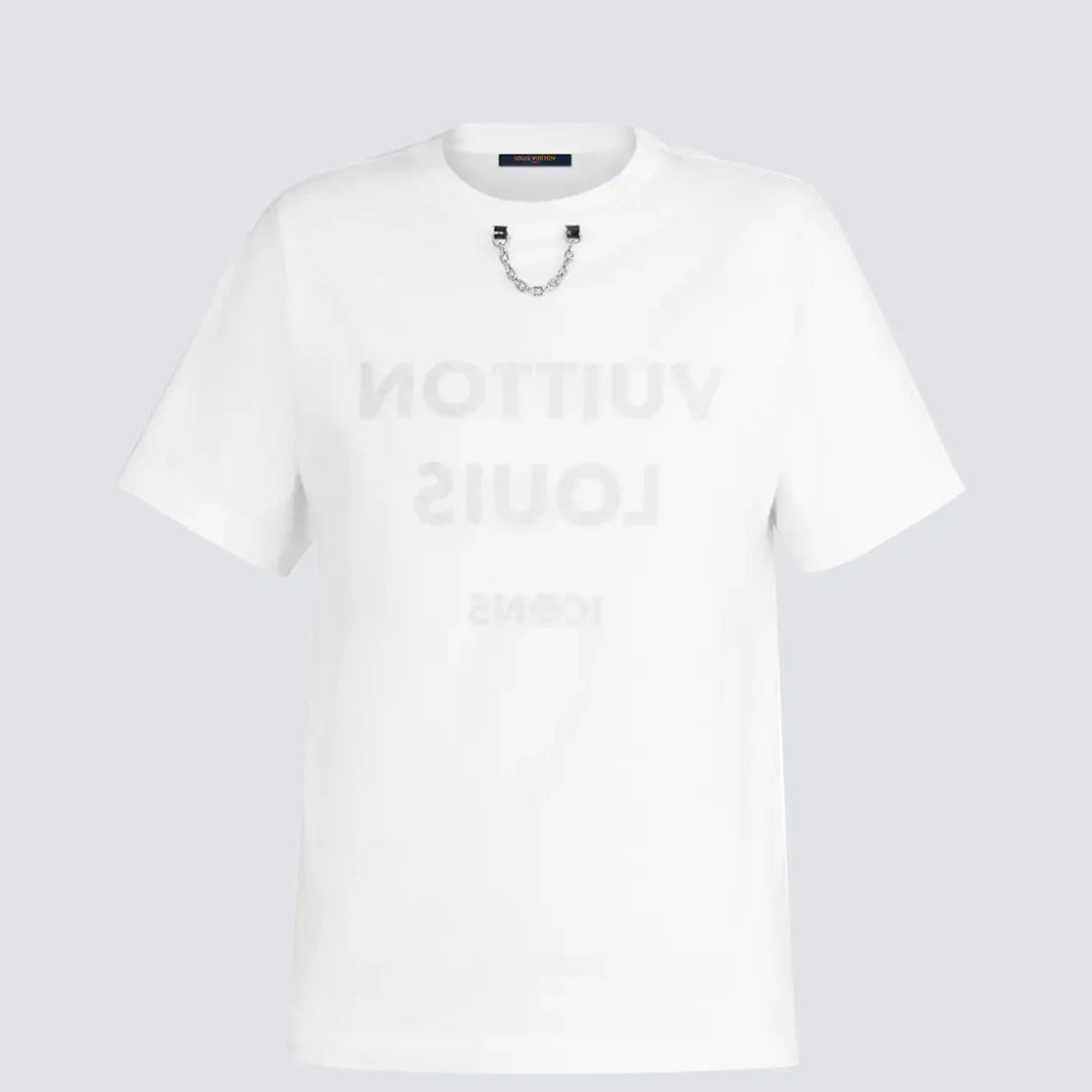 Louis Vuitton white Printed Graphic T-Shirt