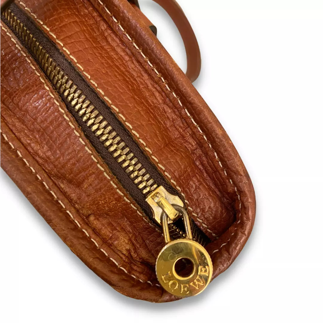 Loewe Brown Leather Tote Bag