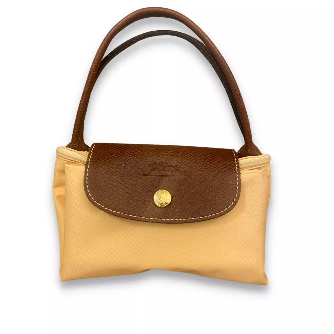 LONGCHAMP YELLOW LE PLIAGE BAG