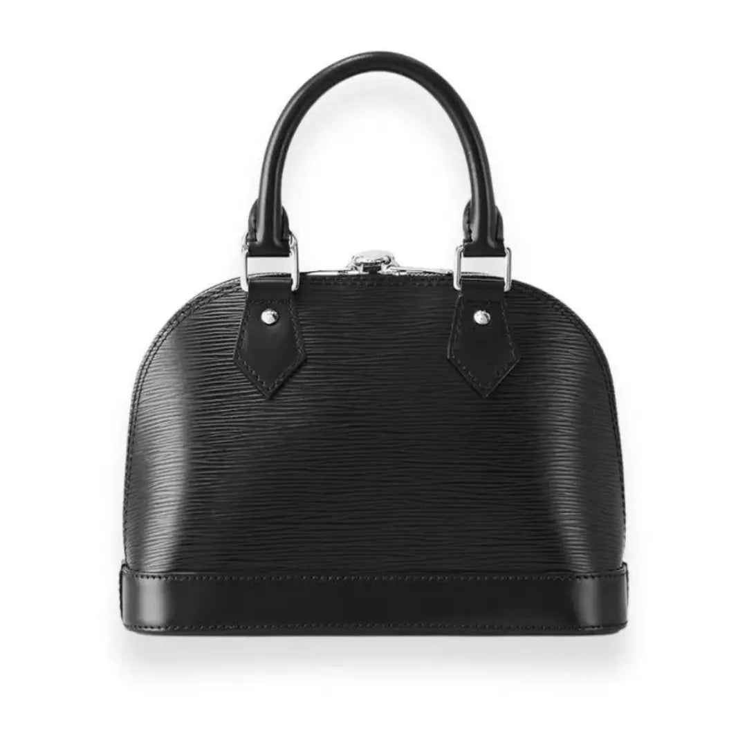 LOUIS VUITTON ALMA BB BLACK EPI LEATHER BAG