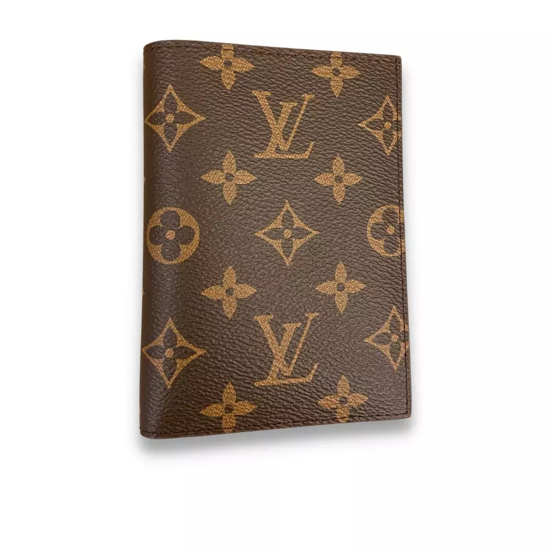 LOUIS VUITTON BROWN LEATHER PASSPORT COVER