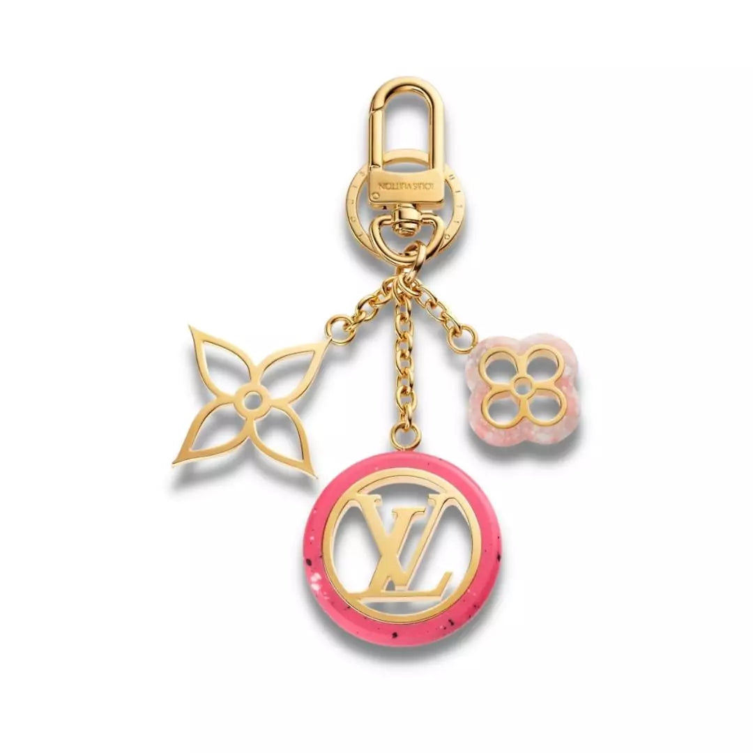 Louis Vuitton Pink Colorline Bag Charm Key Holder – EYE LUXURY