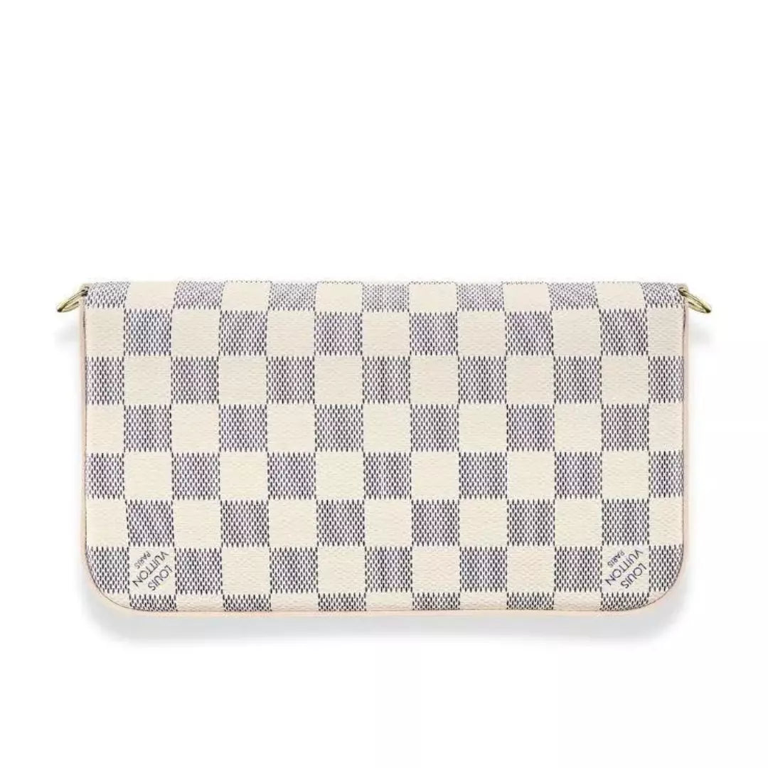 LOUIS VUITTON POCHETTE FÉLICIE DAMIER AZUR BAG